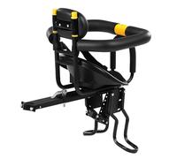 Fesjoy Siège bébé Avant de Vélo sécurisé avec Pédales et Dossier pour Vélo de Route VTT, pour Enfants 8 Mois à 7 Ans en Plastique Léger (Fesjoy296ysh3dkq-Y9736W)