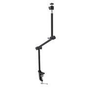 Fesjoy Support de Caméra Aérienne en Aluminium, Support de Bureau, Rotation à 360 °, Bras à 3 Sections, Pince en C pour DSLR, Webcam, Téléphone, Cuisine, Streaming, Artisanat