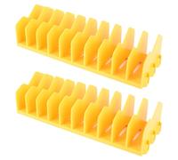 Fesjoy Support de clé en ABS, Support de Rangement D'Outils à 10 Fentes pour Pinces, Cliquets, Ciseaux, Tournevis, Maximise le Stockage avec Résistance aux Intempéries, Stocke et