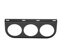 Fesjoy Support de Support de Dosette de Montage sur Pilier de Jauge de Compteur Multitrous de 52mm 2 Pouces Argent, pour Automobile, Camion, Bateau, Moto (Noire)