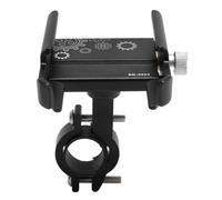 Fesjoy Support de Téléphone de Cyclisme Noir, Rotatif à 360 Degrés, en Alliage D'aluminium, Pince Guidon Antichoc