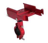 Fesjoy Support de Téléphone de Vélo en Alliage D'aluminium Haute Résistance, Support Guidon Rotatif à 360 ° pour Scooter Rouge