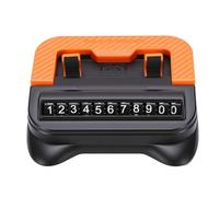 Fesjoy Support de Téléphone pour Tableau de Bord, Forte Adhérence, Rotation à 360 ° pour Véhicule RV, Matériau, Broche Cadran ABS (Orange)