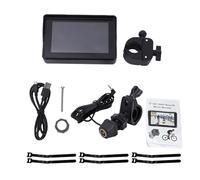 Fesjoy Système de Caméra de Recul pour Vélo, Caméra Vélo 1080P avec Moniteur 5", Vision Nocturne pour Les Amateurs Cyclisme, Noir