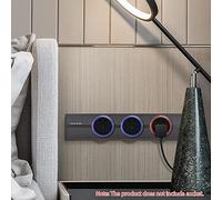 Fesjoy Système de Rail de Prise électrique Amovible Système Rail Haute Puissance 8 000 W Prolongateur Prise Murale Mobile Multiprise sans Fil pour Articles Rénovation Domiciliaire (Type exposé et 40