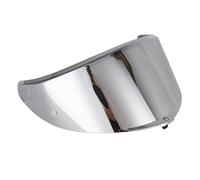 Fesjoy Visière de Casque de qualité Supérieure pour Casque Intégral AGV K6 K6S, Bouclier Anti-buée, Lentille Moto Facile à Installer (Argent)