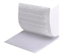 Fesoar Scratch Autocollant Double Face, Rubans Adhésifs, Bande Agrippantes Adhésives, Hook Loop Bande pour Tous Les Types D'installations Cadre Photo (Blanc, 50 mm x 5 m)