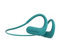 fesoklaf Casque de natation étanche IPX8 avec 8 Go de mémoire, Bluetooth 5.4 à oreilles ouvertes avec microphone sans fil pour course à pied, natation, cyclisme, entraînement (bleu)