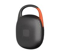 fesoklaf Enceinte Bluetooth portable sans fil Bluetooth 5.3 avec boucle en métal, TF/Bluetooth 2 modes de lecture, éclairage RVB extérieur IPX7 Mini haut-parleur étanche (noir)