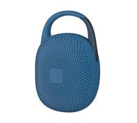 fesoklaf Haut-parleur Bluetooth portable sans fil Bluetooth 5.3 avec boucle en métal, TF/Bluetooth 2 modes de lecture, éclairage RVB extérieur IPX7 étanche (bleu)