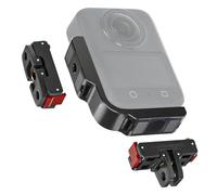 fesoklaf Support vertical horizontal magnétique à dégagement rapide en forme de L avec clip pliable à 2 broches, adaptateur à vis de 6,35 mm pour caméra d'action Osmo 360, alliage d'aluminium léger