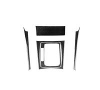 FESOKSEJ Voiture Garniture Panneau Couverture pour Classe C W204 2007-2013 Panneau Boîte Vitesses Décoration Garniture Autocollant Fibre De Carbone Accessoires Intérieurs Automobiles