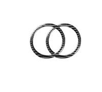 FESOKSEJ Voiture Garniture Panneau Couverture pour Z4 E85 E86 2003-2008 Garniture Panneau Klaxon Haut-Parleur Porte en Fibre De Carbone Accessoires Intérieurs Voiture Autocollants Décoratifs