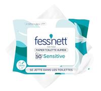 Fess Nett Fess'nett Papier Toilette Humidifié Sensitive 50 Pièces 1 Unité