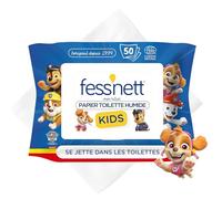 Fess Nett Papier Toilette Humide Kids, 50 Pièces, 1 Unité