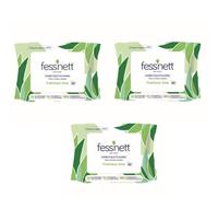 fess'nett - Feuilles de Papier Toilette Humide Jetable dans les Toilettes - Parfum Aloe Vera - Papier WC Humide Alternative aux Lingettes Nettoyantes - Fibres Végétales - x120 (3x40)