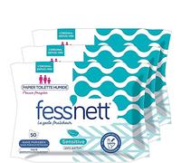 Fess'nett Papier Toilette Humide Sensitive, Le lot de 3 x 50 lingettes