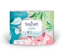 fess'nett Papier Toilette Sec Le Doux, 6 Rouleaux, Double Épaisseur