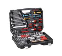 Festa 17238 Coffret d'outils en PVC 1/4" + 1/2", 122pcs