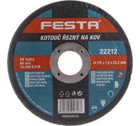 FESTA - Disque de coupe métal 115 x 1.2 x 22.2