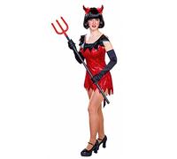 Festartikel-Müller Mesdames Costume Diable Taille 34-48 Robe Diable Conte de fées Carnaval (42/44)