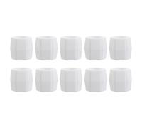 FESTFENDS 10 adaptateurs de Transfert de Dentifrice - Adaptateur de Tube de Dentifrice Rechargeable Format Voyage pour Un Remplissage Facile à la Maison ou en Voyage
