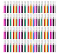 FESTFENDS 100 Brosses Interdentaires Extra Fines en Acier Inoxydable 304 et Pp Nettoyage des Gencives, Adaptées Usage Quotidien Appareils Dentaires