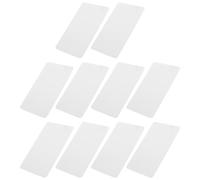 FESTFENDS 10pcs Cartes de Nettoyage pour Lecteur de Cartes Pos Blanc, Tissu Spunlace et PVC, Facile à Utiliser, Épaisseur Standard, Accessoire pour Terminal de Point de Vente