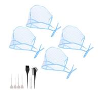 FESTFENDS 12 pièces Bonnet Mèches Ajustable avec Crochet pour Coloration Cheveux Kit Balayage Perforé Confortable pour Mèches Coiffure à Domicile