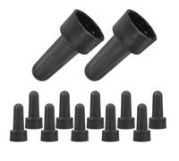 FESTFENDS 12 Pièces Outil de Retrait de Bague de Collier E26, Clé pour Douille de Lampe, Plastique Noir, Portable, Positionnement Rapide, pour Réparation de Douille et Changement de Lampe