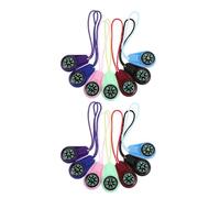 FESTFENDS 14 Mini-boussoles avec Cordon : Boussole de Poche pour la Chasse, Le Kayak, la randonnée, Le Camping et Les sentiers - Outil de Navigation extérieur pour Porte-clés ou à Dos