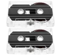 FESTFENDS 2 Cassettes Audio Vierges pour Enregistrement - 90 Min, polarisation Normale, Faible Bruit, pour la Voix et la Musique, Les Cours ou Les journaux personnels.