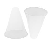FESTFENDS 2 Pièces Mégaphone Blanc en Plastique pour Événements Sportifs Amplification Supplémentaire et Résistant aux Chocs, pour Adultes et Garçon et Filles Lors de Fêtes
