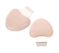 FESTFENDS 2 pièces Spatule Visage Forme de Cœur Grattoir Manuel pour Points Noirs et Boutons Nettoyeur de Pores Contrôlé pour Extraction Sûre et Soin Polyvalent