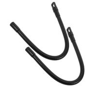 FESTFENDS 2 Pièces Support Col et Acier Tablette en Téléphone Flexible Noir Bras de Cygne Pliable et Adaptateur Filetage 1/4 pour Bureau et Maison