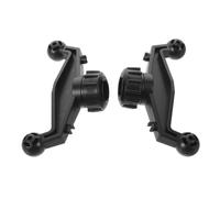 FESTFENDS 2 Pièces Support de Téléphone de Voiture 17mm à Double Tête, | Clip sur Lame D’aération, Deux Appareils, Appels sans Utilisation des Mains, Ajustement Horizontal
