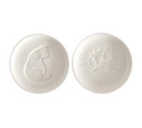 FESTFENDS 2pcs Assiettes en Céramique Rondes pour Sauce Soja et Vinaigre, Multifonctionnelles et Sûres pour Garçon et Filles, Cuisine Familiale ou Hôtels