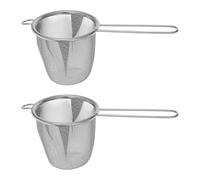 FESTFENDS 2pièces Lot de Filtres à Thé Acier Inoxydable Réutilisables Passoire Fine Pratique pour Infusion Complète Thé Compatible avec Tasses et Théières