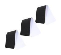 FESTFENDS 3 Pièces PVC Ruban Antidérapant 24x6 Pouces Noir, pour Marches | Surface Sablée Autocollante, Traction Accrue et Usure Réduite, pour Porches en Béton, Neige et Foyers
