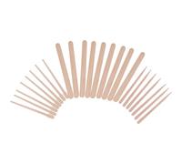 FESTFENDS 600pièces Bâtonnets Épilation Bois Multifonctionnels Spatules Cire sans Bande pour Visage Sourcils et Corps Applicateurs Pratiques pour Épilation à Domicile ou Salon