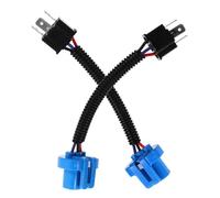 FESTFENDS Adaptateur Prise de Voiture de 9007 Faisceau de Feux vers en Cuivre et Abs, Design Compact Fiable, Lot de 2pcs Rénovation de Phare pour Automobile