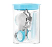 FESTFENDS Applicateur de Lentilles de Contact Accessoire Pratique Bleu en Plastique Abs, Outil de Retrait Simple et Rapide pour Lentilles Souples pour Porteurs Myopes