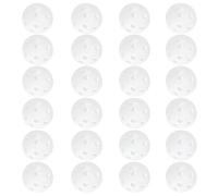 FESTFENDS Ballons D'entraînement de Golf en Plastique Blanc, Lot de 50 Pièces, Légers et Adaptés à Différents Niveaux, Vol Équilibré pour Pratique Intérieure