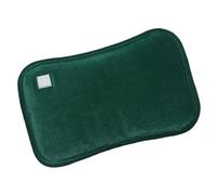 FESTFENDS Bouillotte en Peluche Verte Housse Douce et Isolation, Chauffe-mains Confortable pour Garçon et Filles et Mères, pour Usage Hivernal