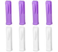 FESTFENDS Brise-ampoules Réutilisable en Plastique Design Rainuré, Ouvre-ampoules Sécurisé pour Infirmière, Collecte Sûre des Liquides Médicinaux, Lot de 8 Pièces