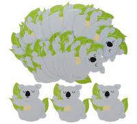 FESTFENDS Cartes en Papier Décoratives Koala Emballage Adorable en Papier 100 Paquet de 100 Pièces pour Décoration et Message pour Sucettes et Bonbons pour Fêtes D'garçon et Filles