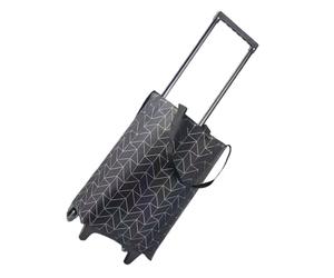 FESTFENDS Chariot de Course Pliable en Tissu Oxford Imperméable, Grand à Provisions avec Construction Renforcée, pour Camping et Courses Quotidiennes