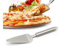 FESTFENDS Coupe-pizza en Acier Inoxydable Léger et Compatible Lave-vaisselle, Pelle Triangulaire pour Servir Quiche et Lasagnes Lors Cuisson Service
