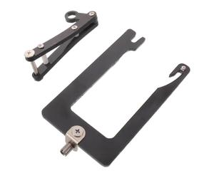 FESTFENDS Dispositif de Passage de Corde en Hauteur Léger et Portable en Abs Noir pour L'élagage Le Destiné aux Professionnels