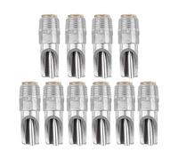 FESTFENDS Distributeur D'eau Capuchon Anti-fuite pour Cochons 10pcs en Acier Inoxydable Adapté pour Truies et Porcs D'élevage